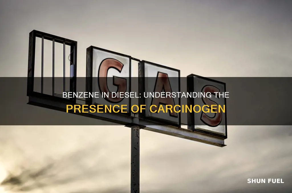 how much benzene is in diesel fuel