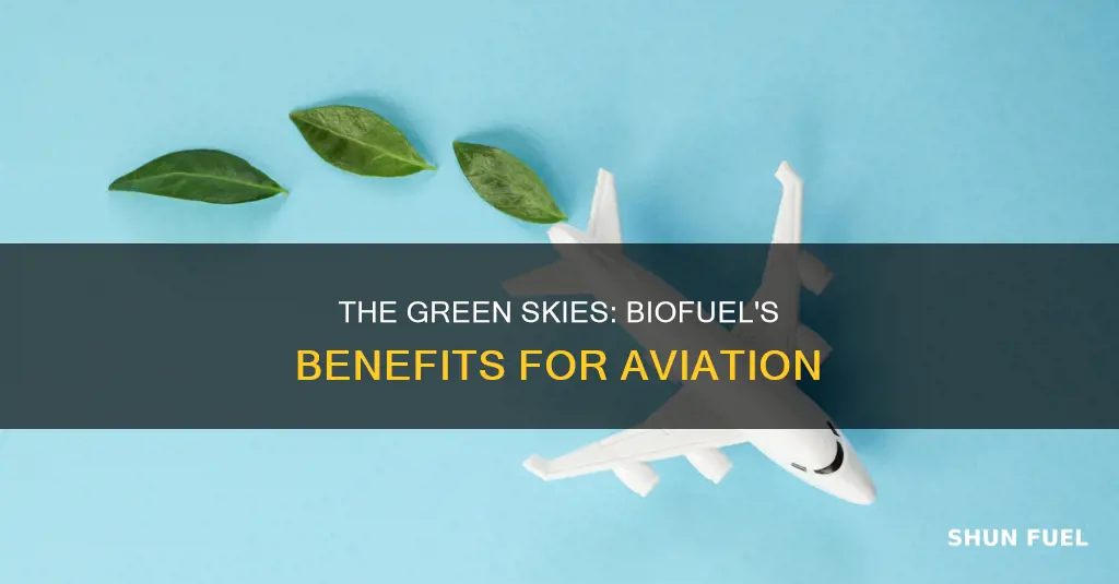 how much better is airplane biofuel from normal fuel