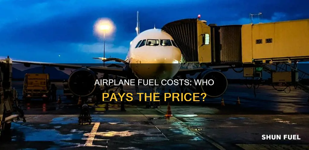 how much big airplane company paying for fuel