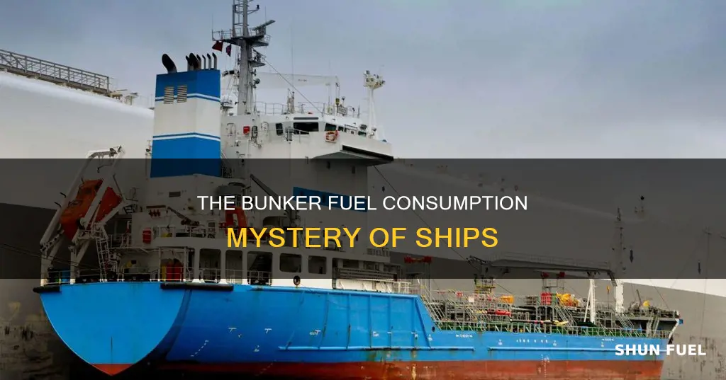 how much bunker fuel does a ship use