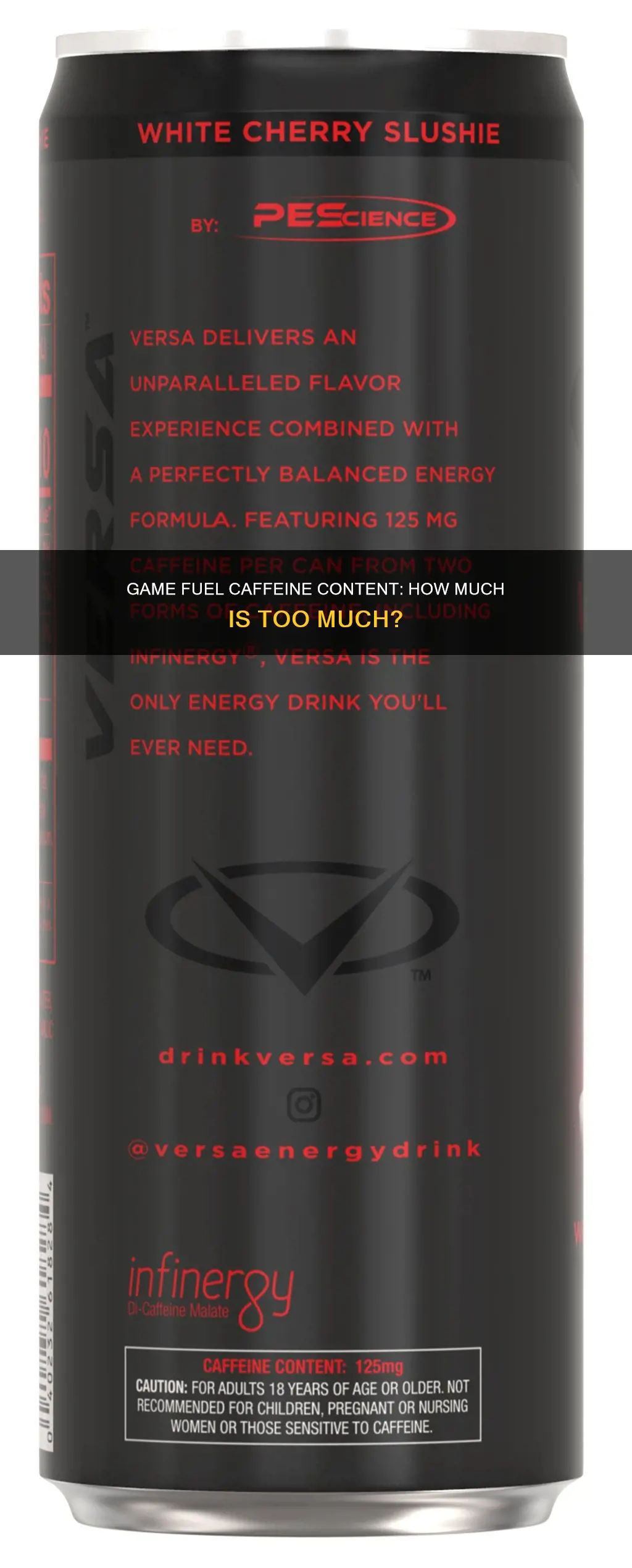 how much caffeine does a game fuel have