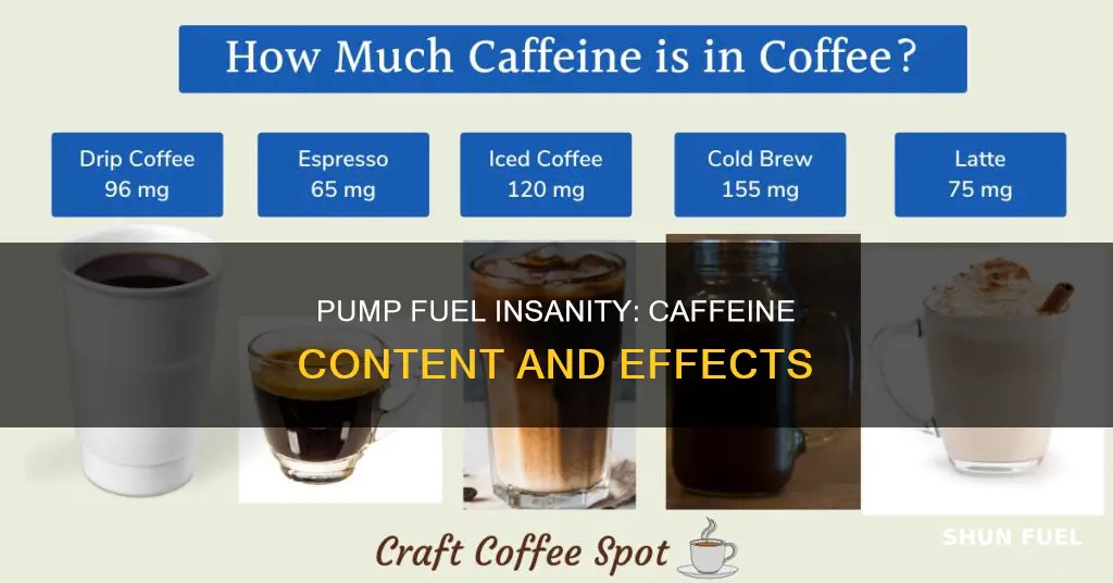 how much caffeine in pump fuel insanity