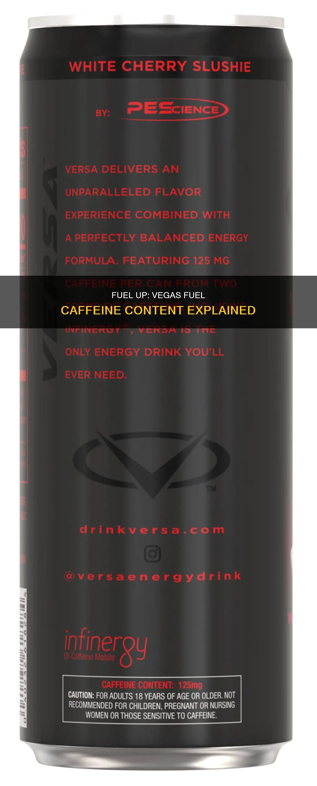 how much caffeine in vegas fuel