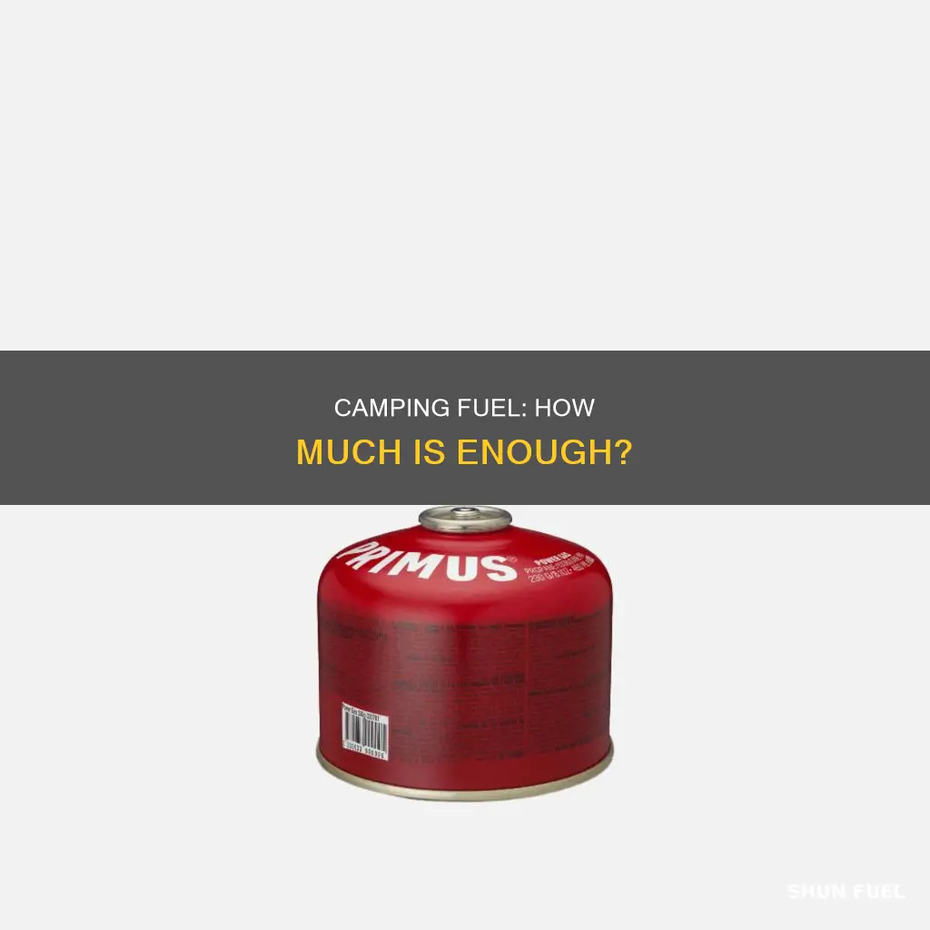 how much camp fuel do i need