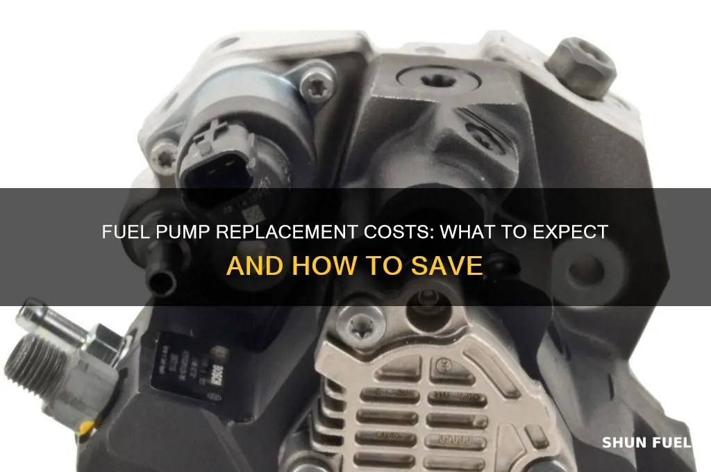 how much can a fuel pump cost
