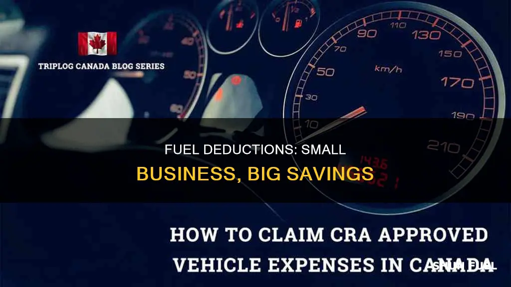 how much can a small business deduct in fuel