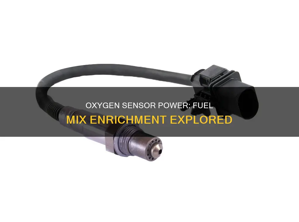 how much can an o2 sensor richen fuel mix