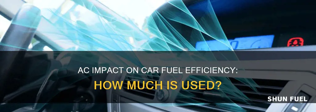 how much car fuel does an ac use