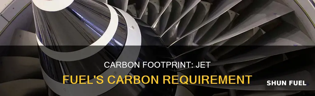 how much carbon needed for jet fuel