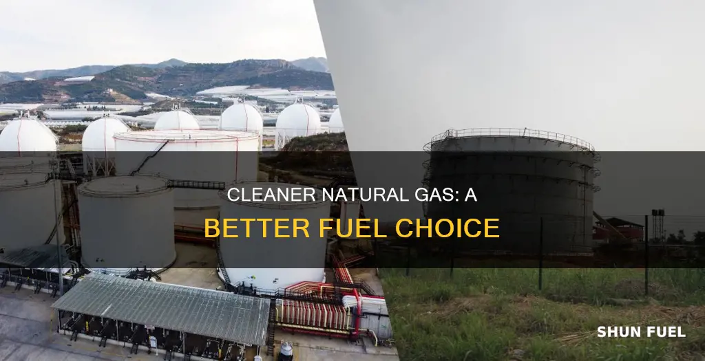 how much cleaner is natural gas fuel than liquid class