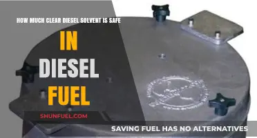 Understanding Safe Clear Diesel Solvent Ratios in Diesel Fuel