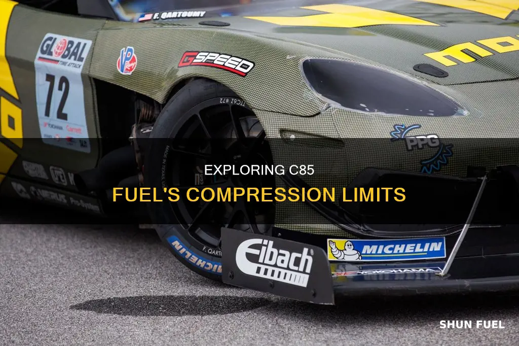 how much compression can c85 fuel