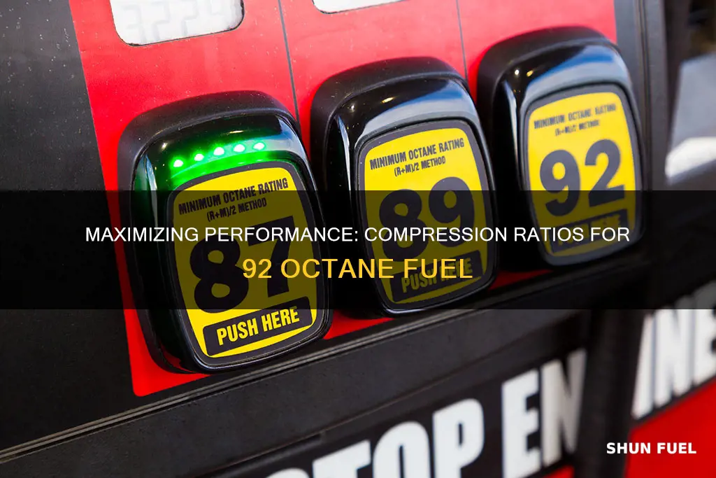how much compression can i run on 92 octane fuel