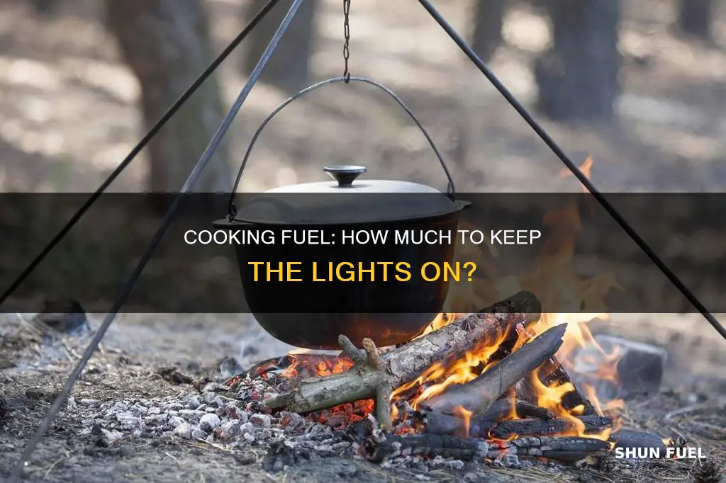 how much cooking fuel to survive