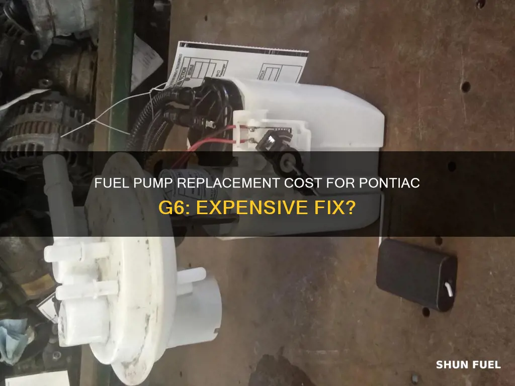 how much cost fuel pump pontiac g6 2007