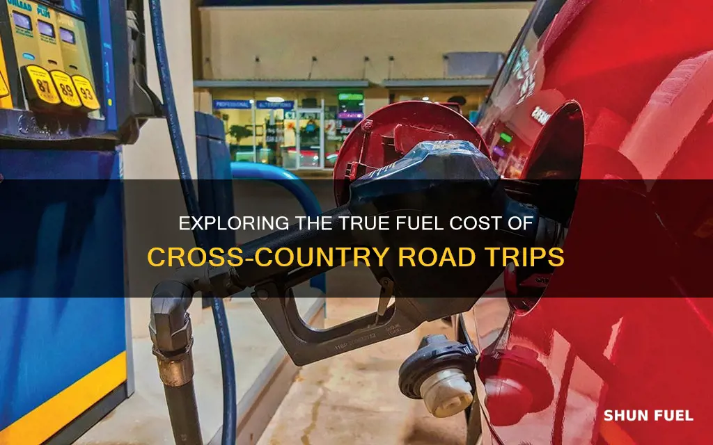 how much cost in fuel to drive across country