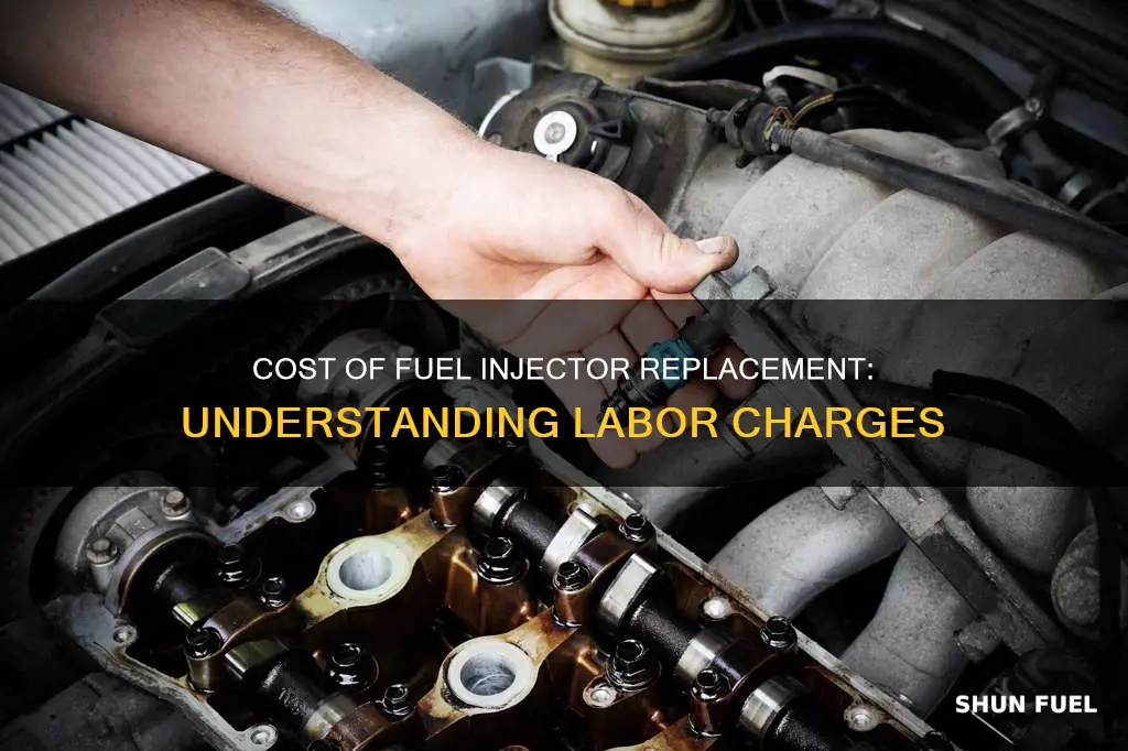 how much cost labor for fuel injector replacement