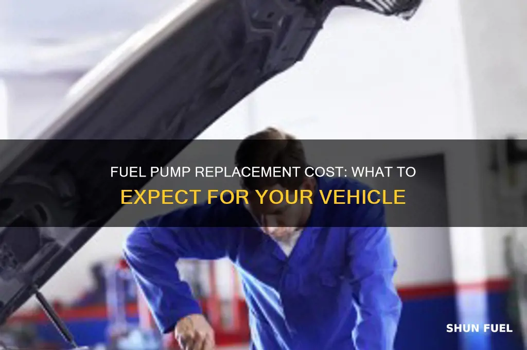 how much cost to change fuel pump