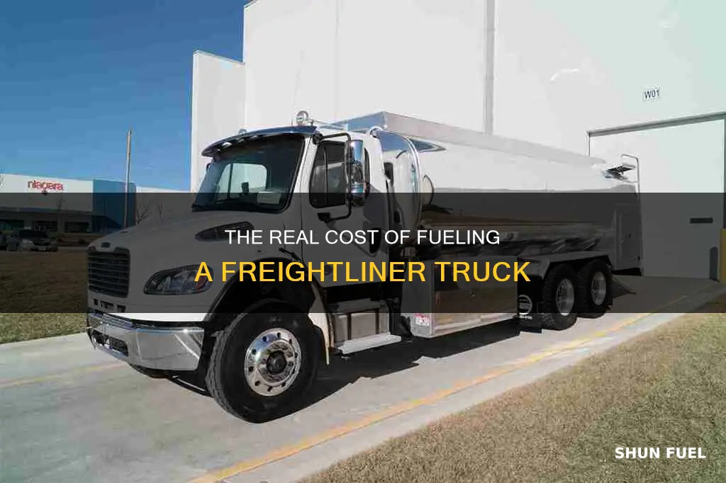 how much cost to fuel a freghtliner truck
