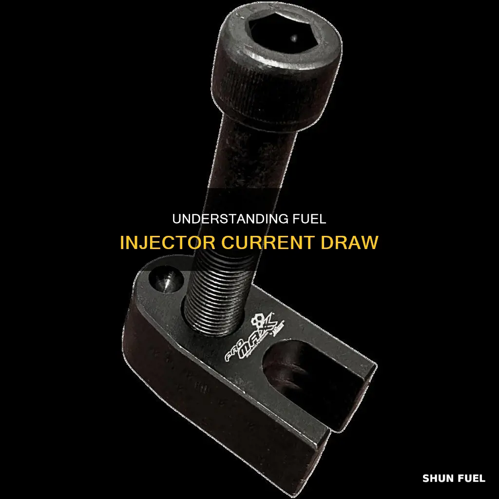 how much current does a fuel injector draw