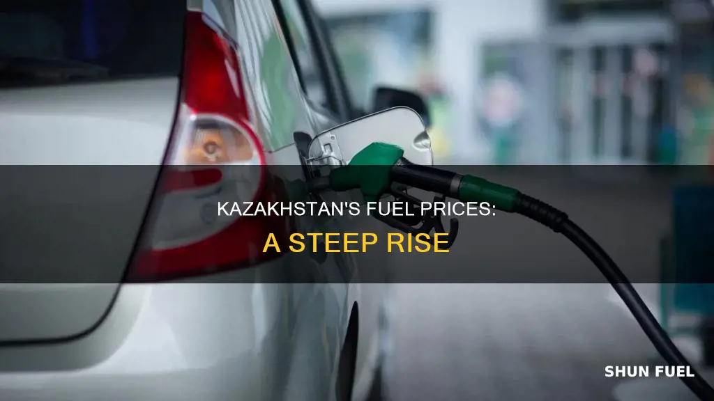 how much did fuel prices rise in kazakhstan