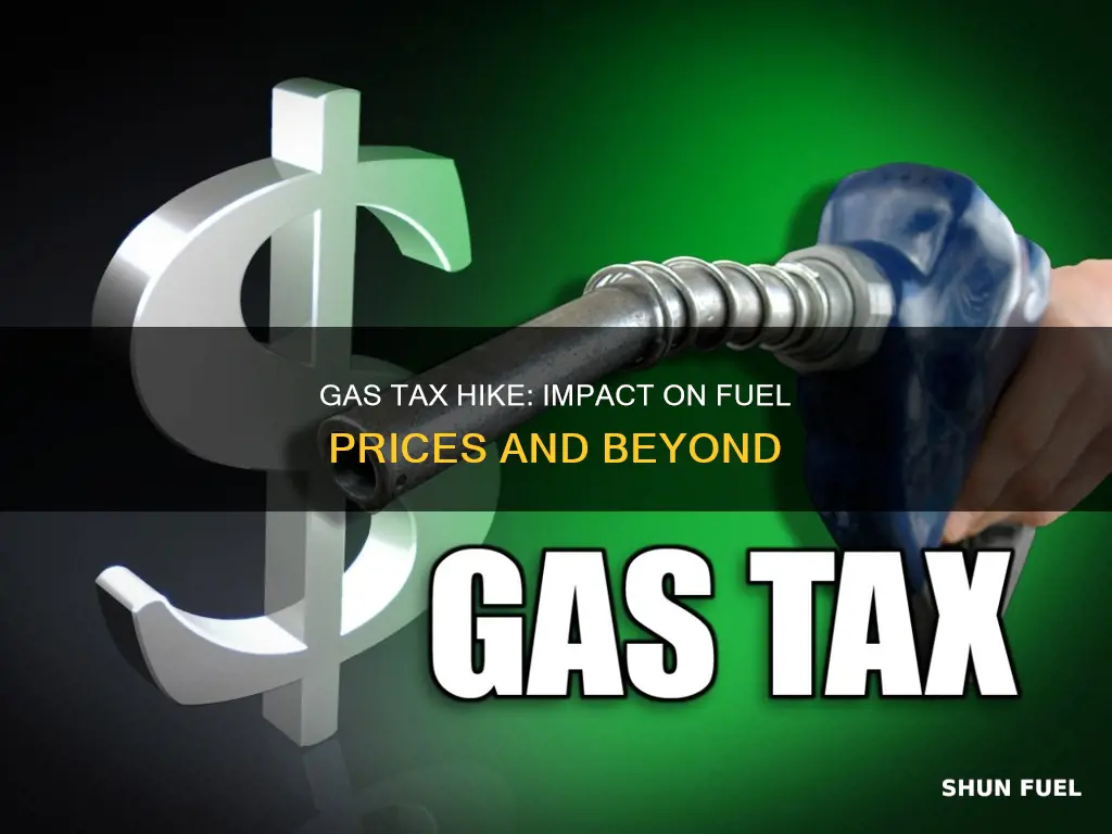 how much did the gas tax increase fuel