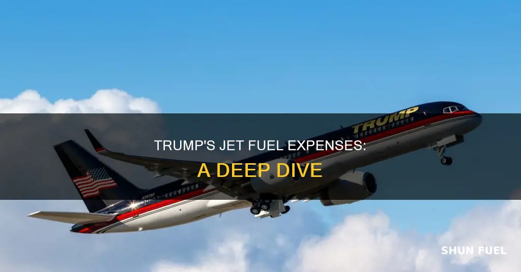how much did trump spend on jet fuel