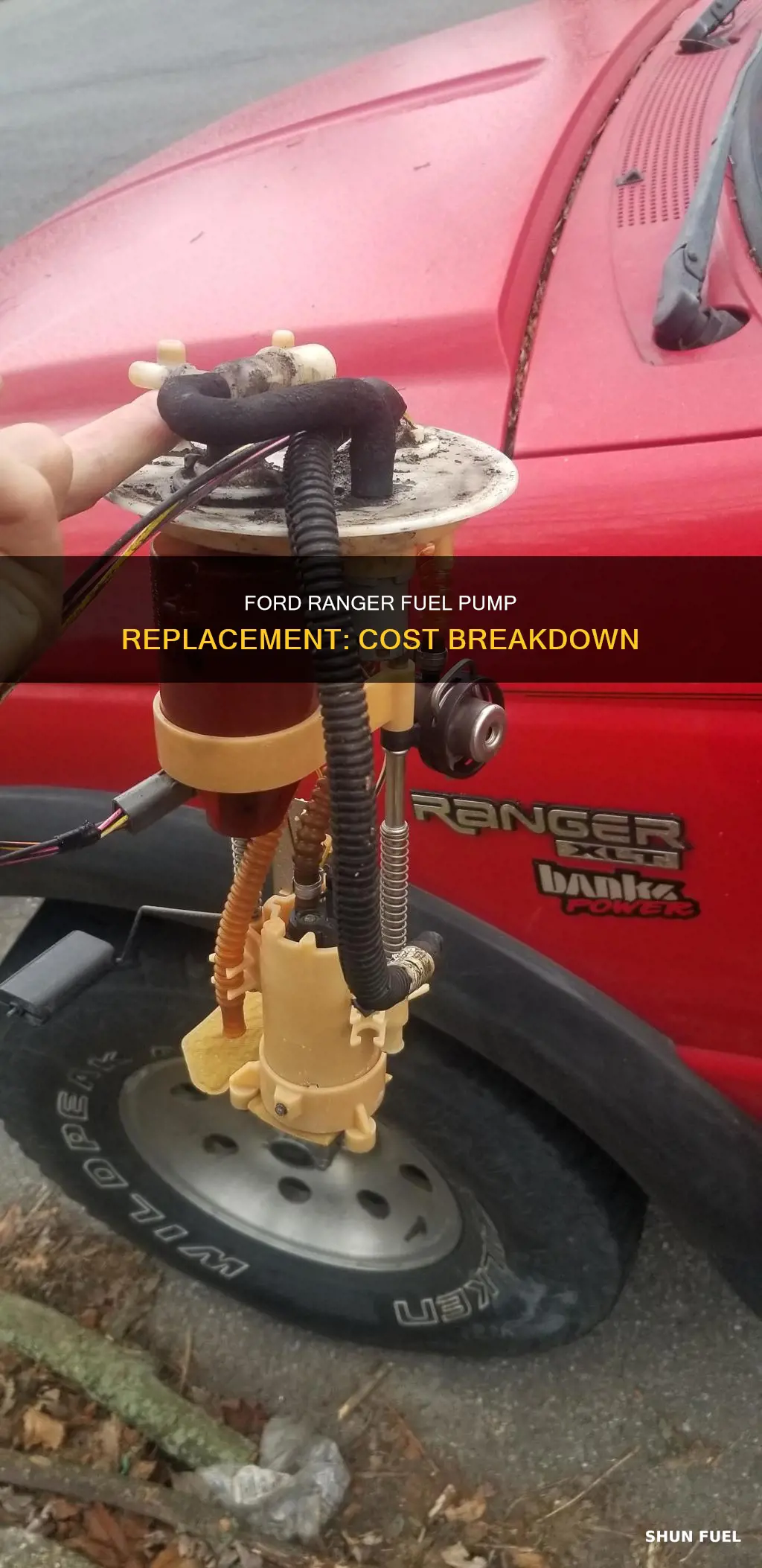 how much didyou pay for ford ranger fuel pump replacement