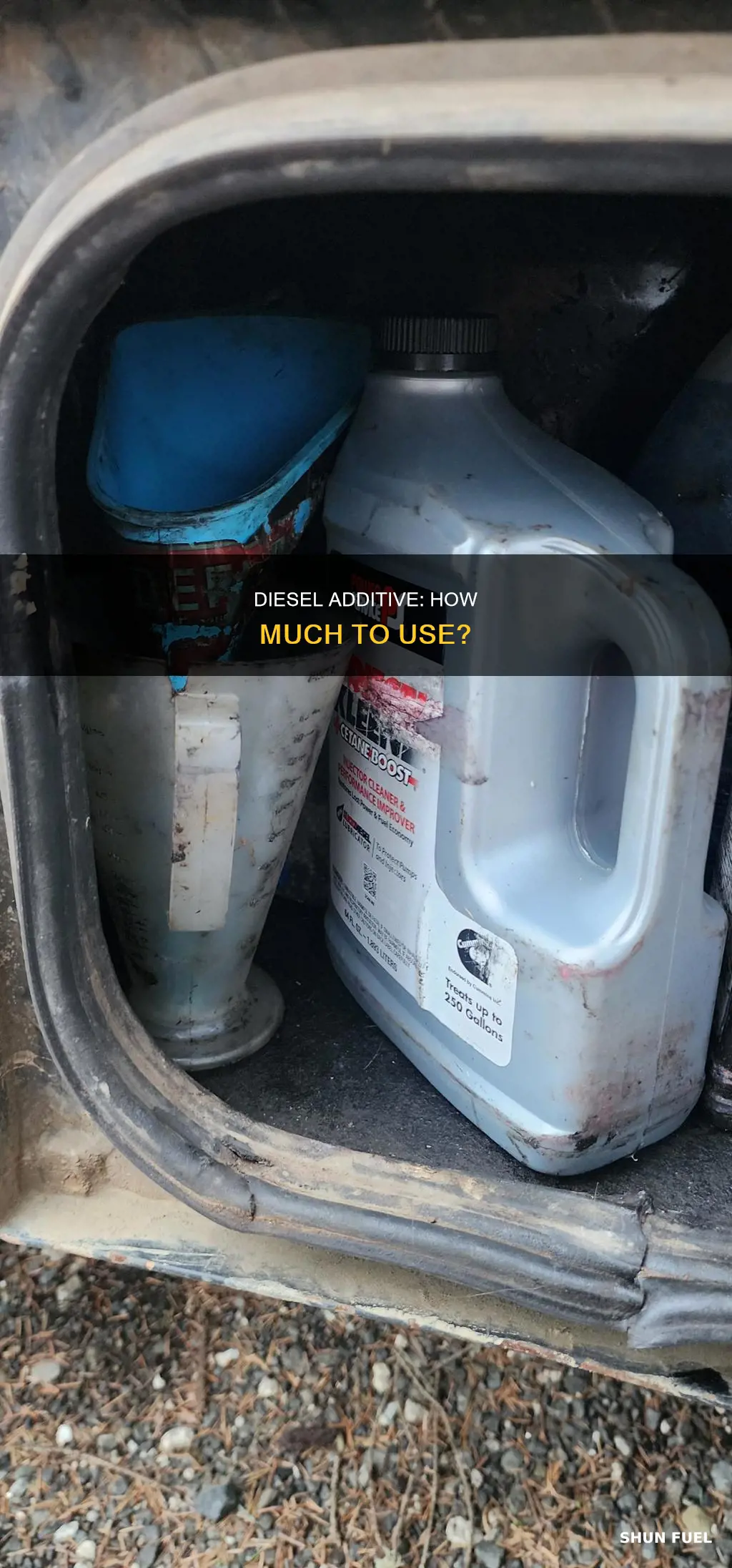 how much diesel fuel additive per gallon