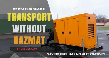 Hazmat-Free Diesel Transport: How Much Can You Carry?