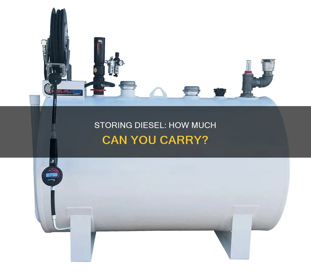 how much diesel fuel can i carry