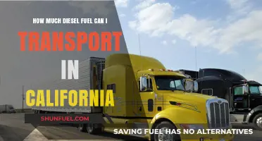 Transporting Diesel Fuel in California: What's the Limit?