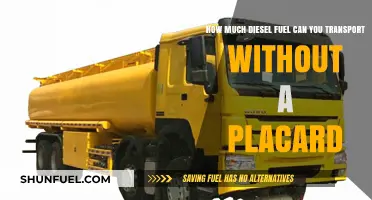 Transporting Diesel: Placard-Free Quantity Rules