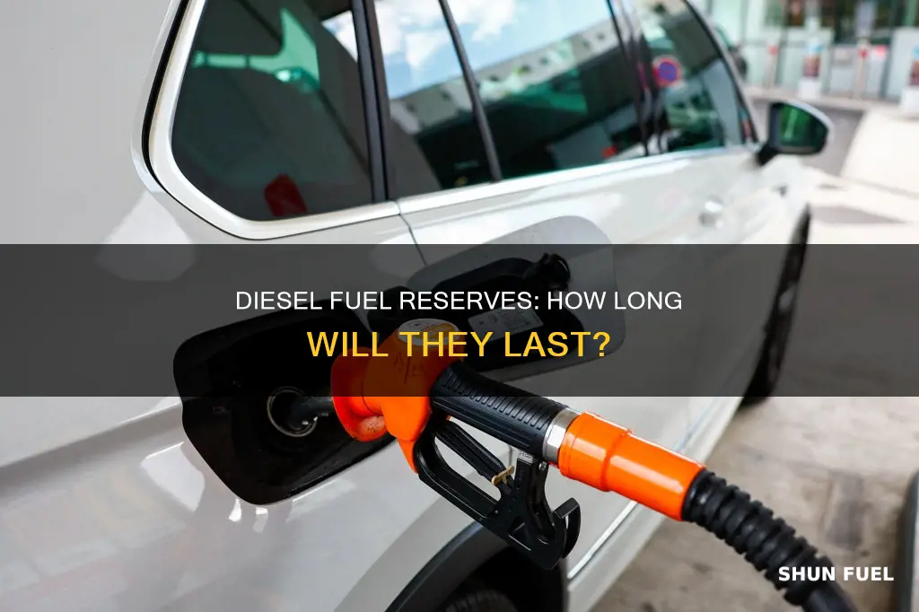 how much diesel fuel is left in the country