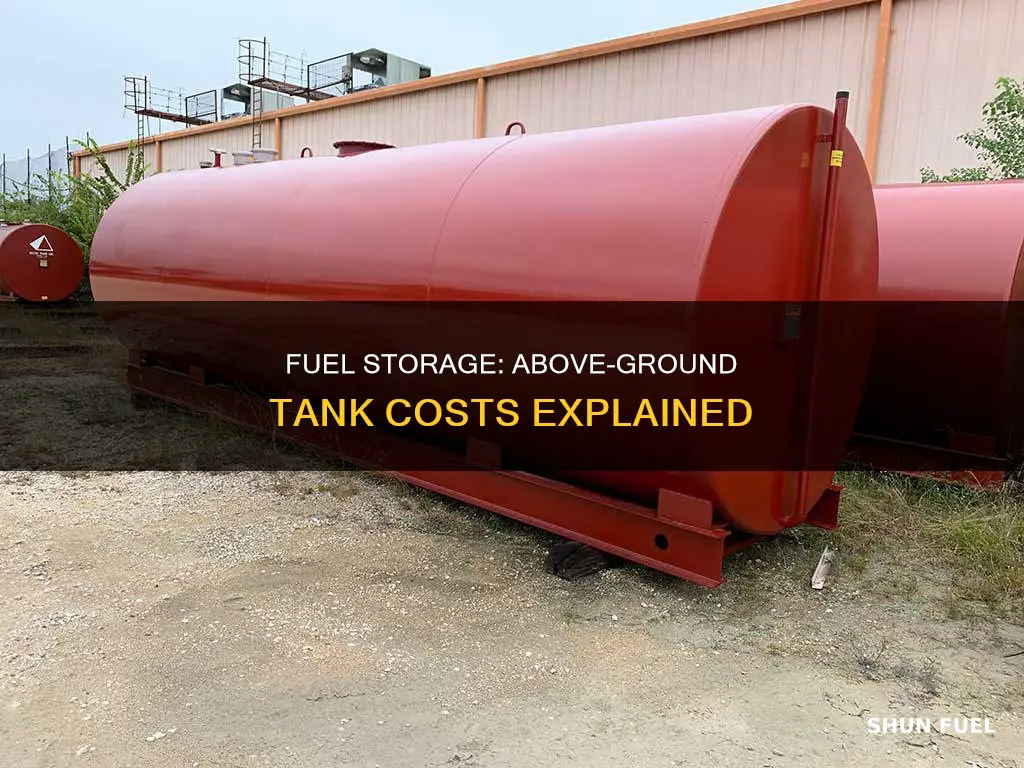 how much do above ground fuel tanks cost