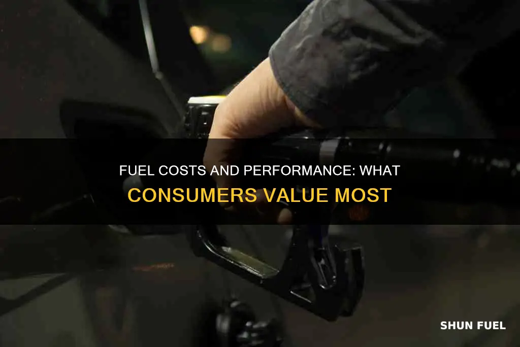 how much do consumers value fuel costs and performance