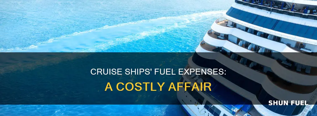 how much do cruise ships pay for fuel