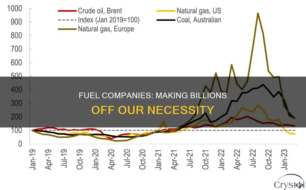 how much do fuel companies make