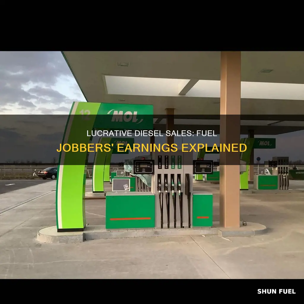 how much do fuel jobbers make on diesel
