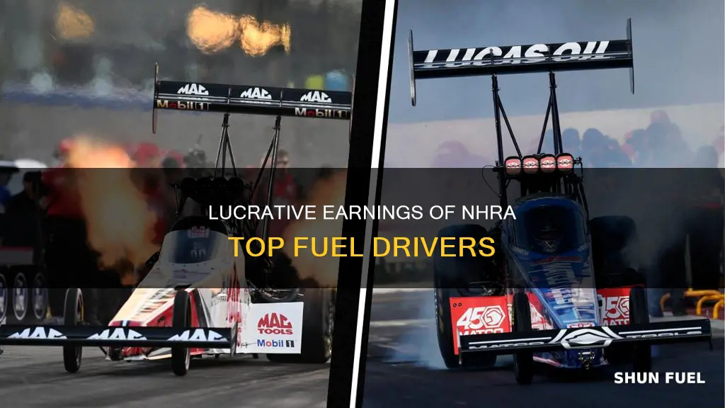how much do nhra top fuel drivers make