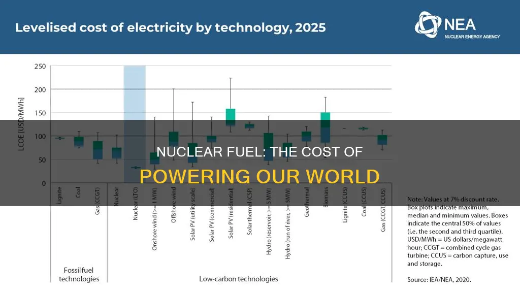 how much do nuclear fuel cost