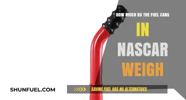 Fuel Can Weight in NASCAR: How Heavy?