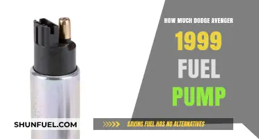Fuel Pump Replacement Cost for Dodge Avenger 1999 Models