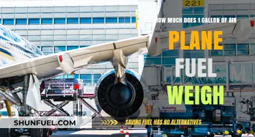 Airplane Fuel Weight: Gallon of Jet Fuel Weighs?
