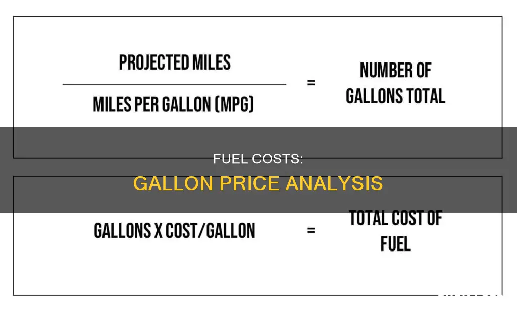 how much does 1 gallon of fuel cost