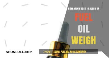 The Weight of Fuel Oil: Gallon to Pound Conversion