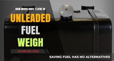 Unleaded Fuel Weight: How Heavy Is One Litre?