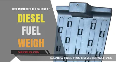 Diesel Fuel Weight: What's in 100 Gallons?
