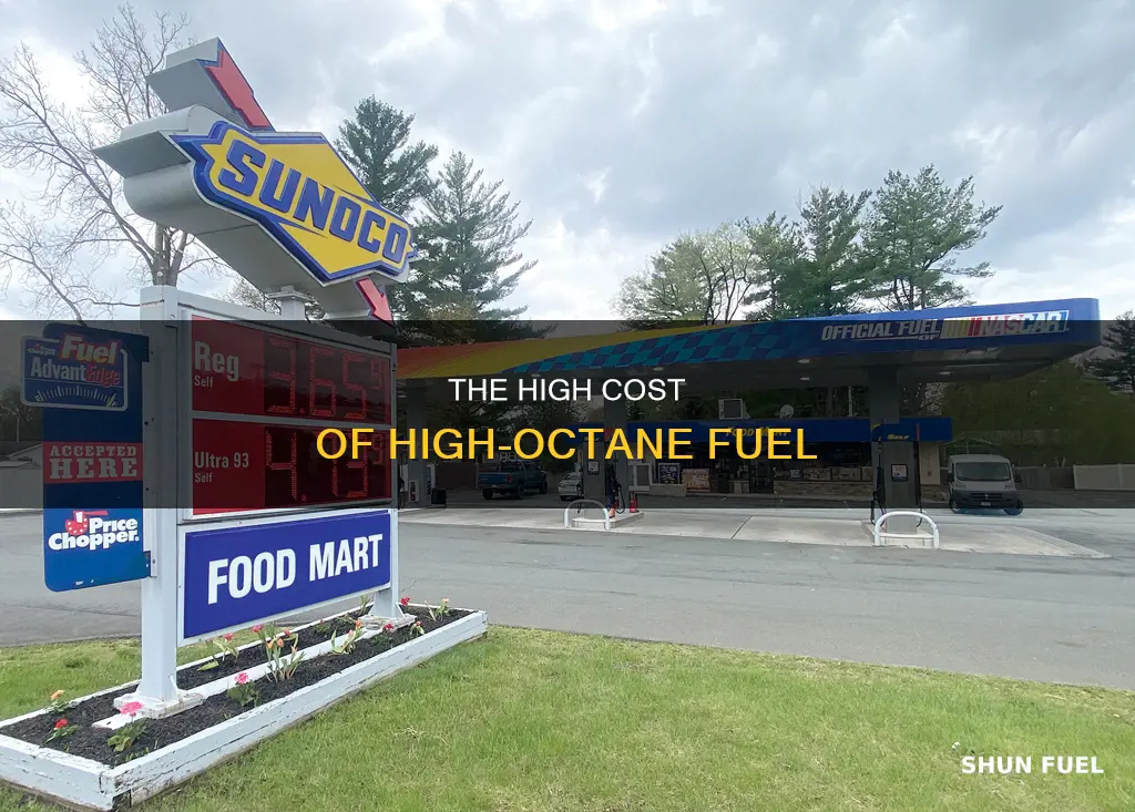 how much does 100 octane fuel cost