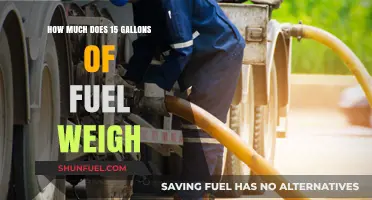 Fuel Weight Mystery: 15 Gallons of Fuel Weighs?